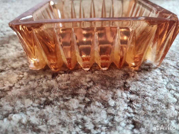 Пепельница СССР стекло