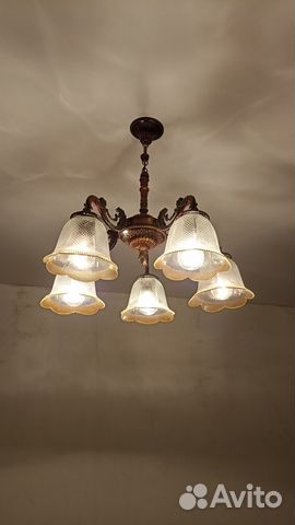 Люстра потолочная бу