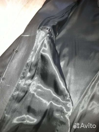 Пиджак кожаный