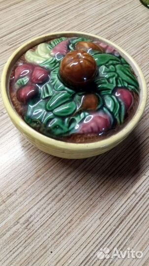 Сахарница, фаянс, Конаково, 1 пол. 20 в