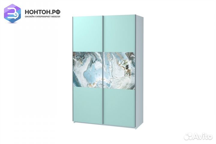 Шкаф-купе Тифани кенди / белый