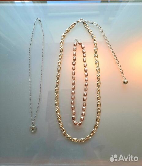 Бижутерия пояс, бусы винтаж (Польша)