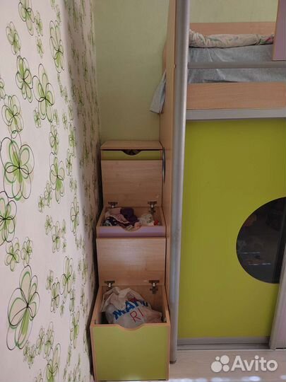 Комплект детской мебели, кровать чердак бу