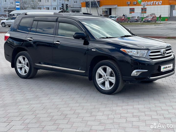 Toyota Highlander 3.5 AT, 2012, 185 000 км