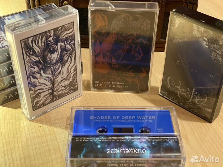 Аудиокассеты метал Batushka,Darkthrone