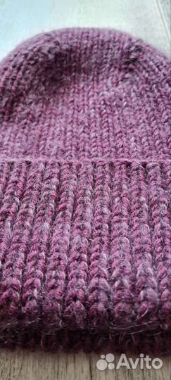 Шапка и снуд женские вязаные