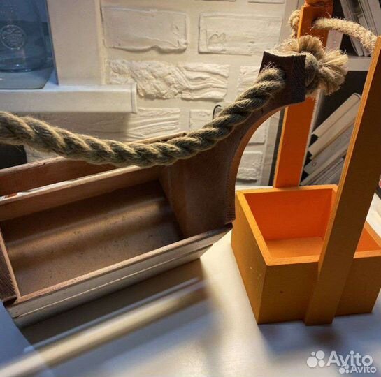 Ящик для цветов кашпо деревянный