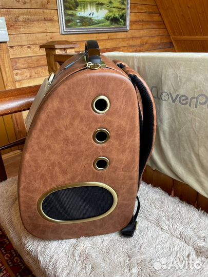 Люксовая переноска-рюкзак для питомцев CloverPet