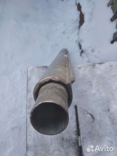 Комплект глушитель-резонатор на авто или трактор