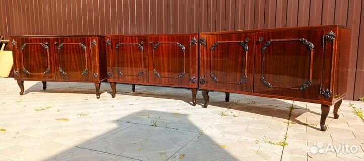 Тумба, консоль, обеденный стол Дробета СССР