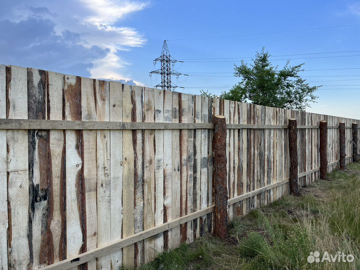 Деревянный забор