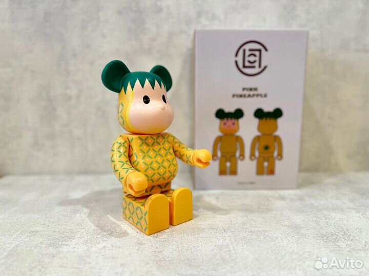 Bearbrick pineapple 28 сантиметров