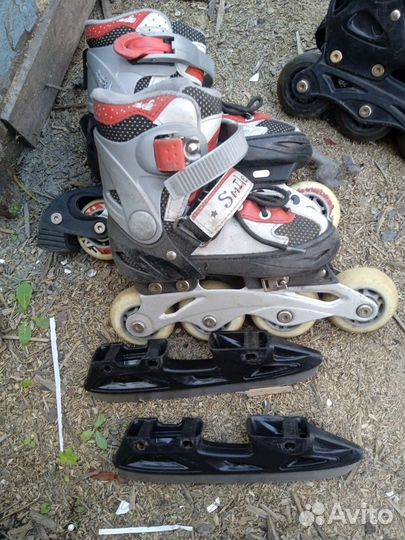 Роликовые коньки детские раздвижные