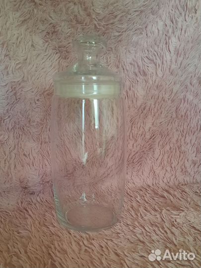 Стеклянная банка для сыпучих продуктов