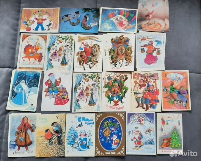 Открытки СССР, 80-х годов, 21 шт. лот
