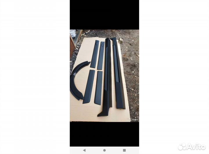 Обвес накладки двери колесные арки Chevrolet lanos