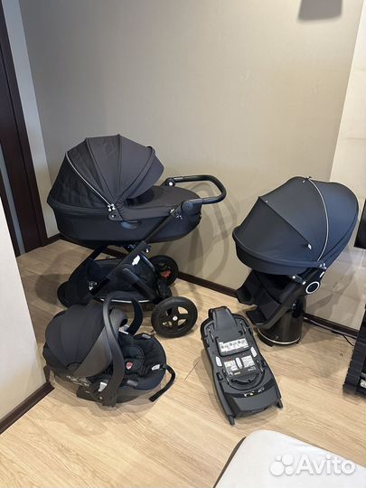Коляска Stokke trailz4 в 1 с базой isofix