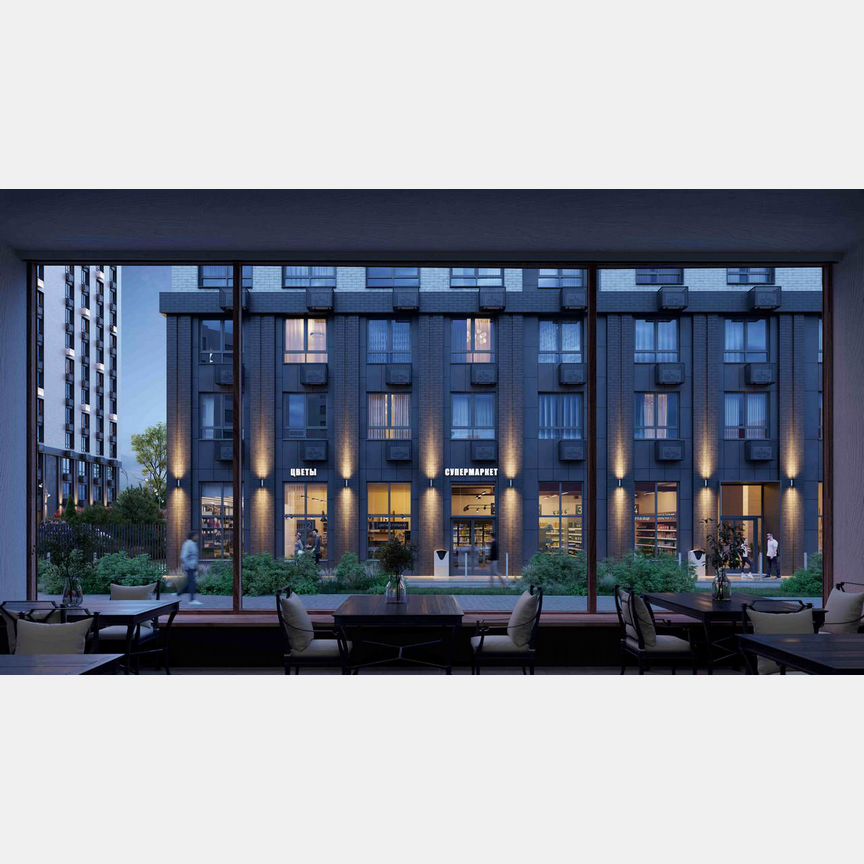 2-к. квартира, 44 м², 22/25 эт.