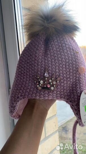 Зимние шапки для девочек