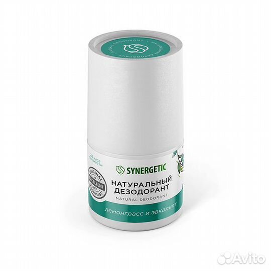 Дезодорант synergetic Лемонграсс и Эвкалипт ролик