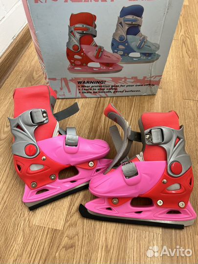 Коньки детские раздвижные 29-32 размер