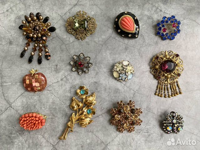 Броши винтаж