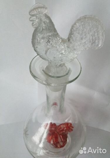 Графин с петухом внутри, редкость