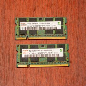 Hynix hymp512S64CP8-Y5 DDR2 1GB - 2шт