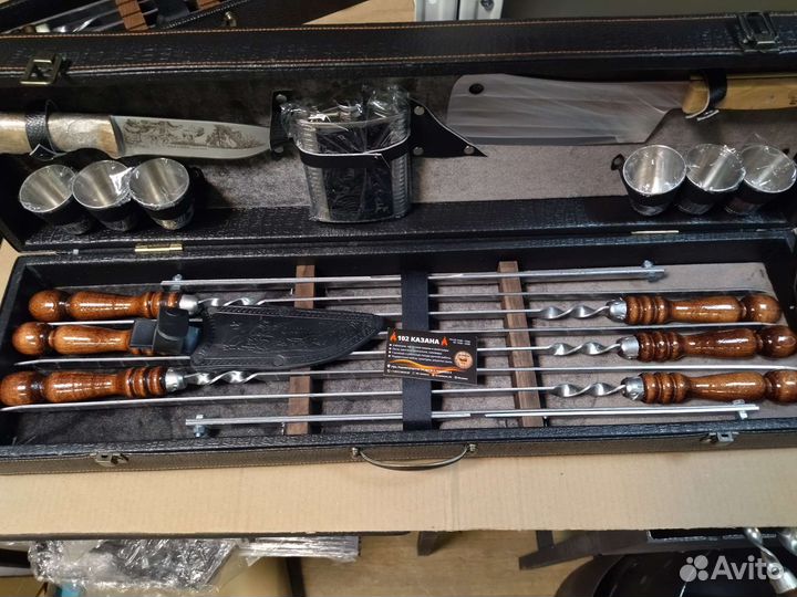 Набор шампуров в кейсе