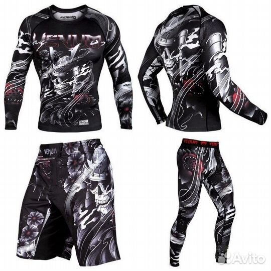 Комплект рашгард + шорты + леггинсы