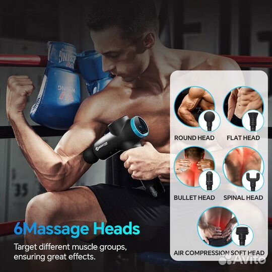 Профессиональный Массажный пистолет booster M2