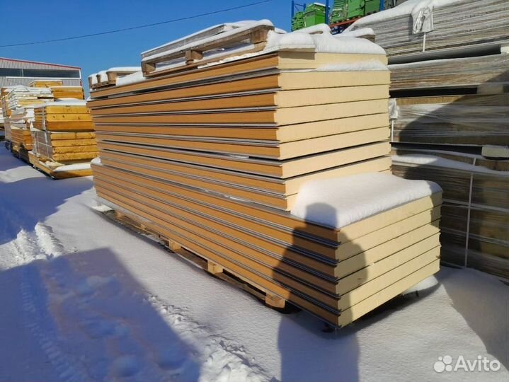 Сэндвич панели 10000 м2 в наличии