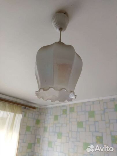 Хрустальная люстра СССР винтажная