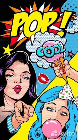 Картина в стиле поп арт