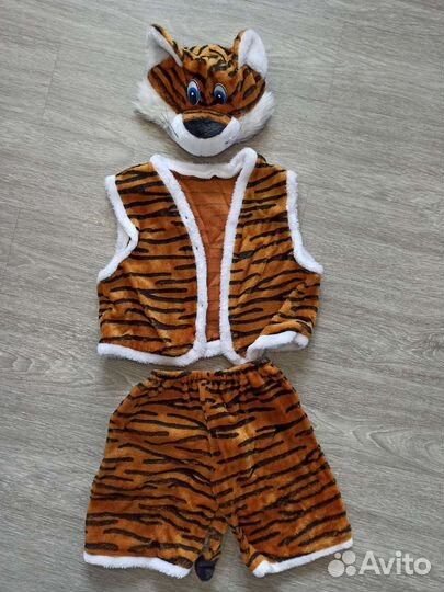 Новогодний костюм тигр 116см