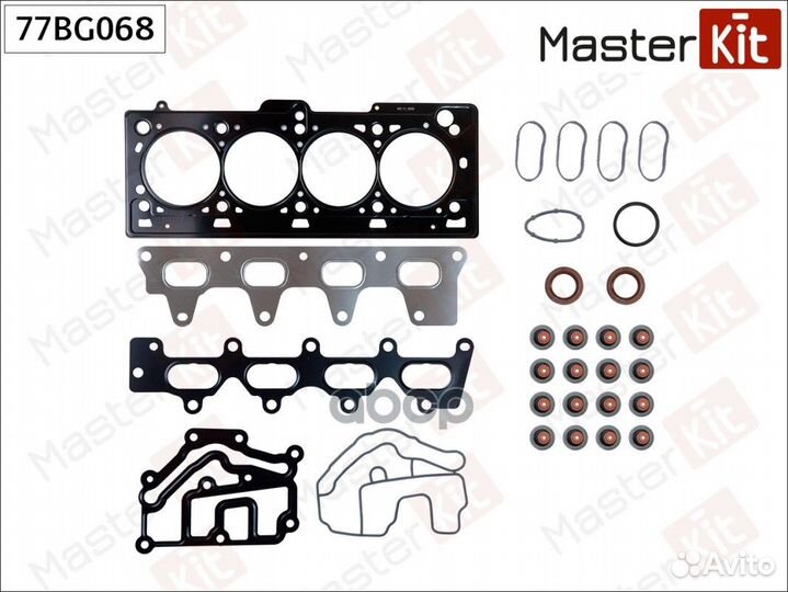 Комплект прокладок двигателя 77BG068 MasterKit