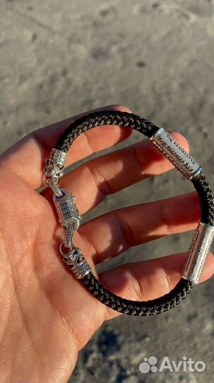 Браслет молитва на заказ на шёлковом шнурке