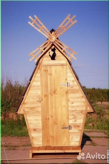 Дачный туалет с установкой KEY674