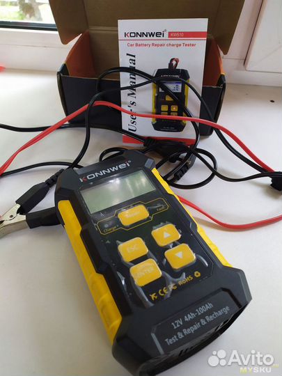 Тестер автомобильный konnwei KW510