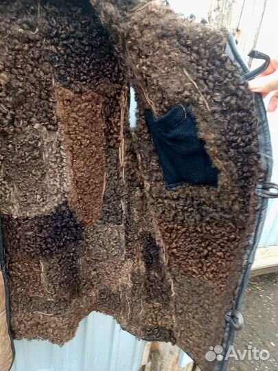 Жилетка новая, нат.овчина, 48-50р