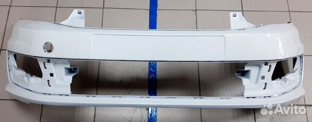 Бампер передний VW Polo рест 2015-2020 цвет C9A