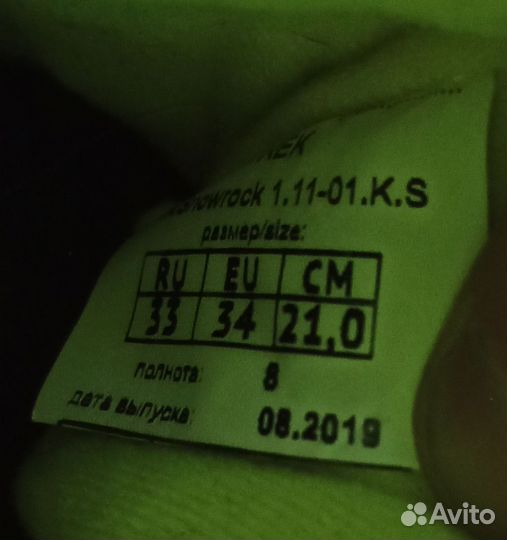 Лыжные ботинки