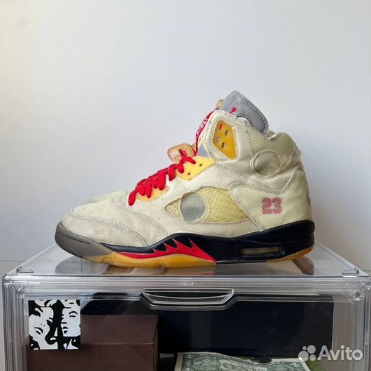 Air jordan 5 off white