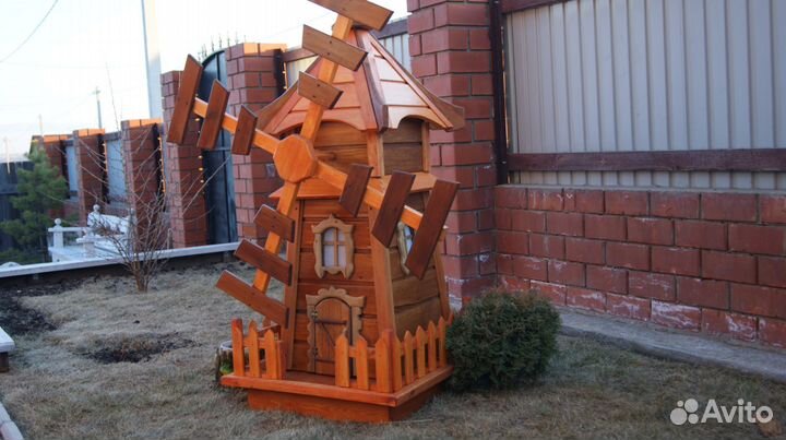 Мельница декоративная для сада