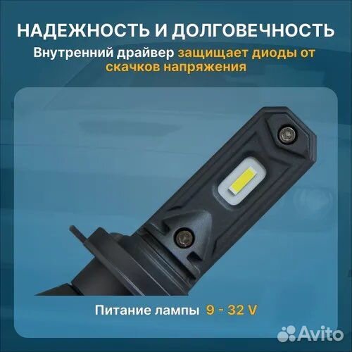 Led светодиодные лампы H7-Н4