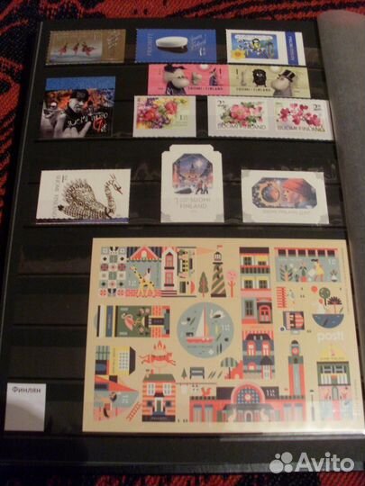 Почтовые марки Финляндии (Годовой набор 2015)