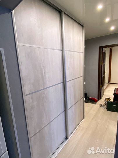 Перегородка из тонкого профиля купе