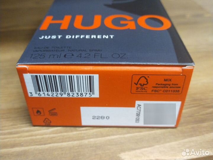 Hugo Boss Just Different 125 ml муж туалетная вода