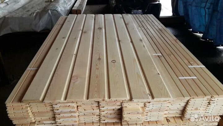 Доска Вагонка : 14x96x6, сорт ас, штиль, еловая, о