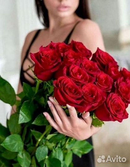 Высокие розы Доставка цветов